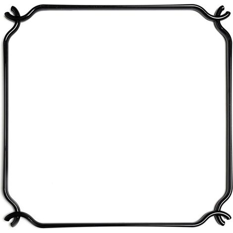 creative cables Cage Quadrato - Struttura per lampadari - S - L 34 cm, Nero