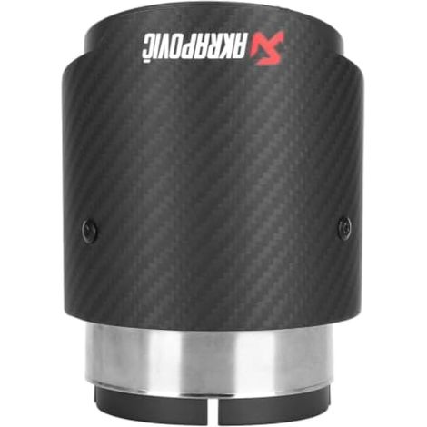 Embout d'échappement mat carbon, entrée 80mm sortie 101mm, droit, pour CX5 CX4 (tout noir mat) (1/5)