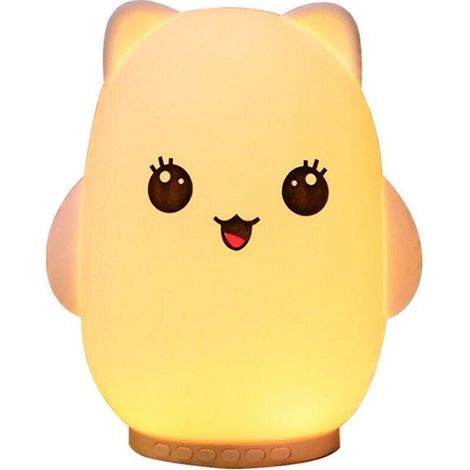 Night lights for children's rooms, cute silicone night light for toddlers and boys, portable USB night light for children's rooms