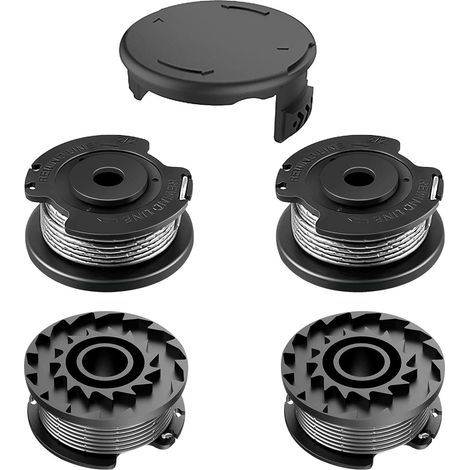 Spulen mit Faden, passend für Bosch F016800569/F16800385, Ersatztrimmer für Bosch EasyGrassCut 23/26/18/18-230/18-260/18-26, Art 23 SL/ 2300/23-28/26 SL (4 Spulen + 1 Abdeckung)