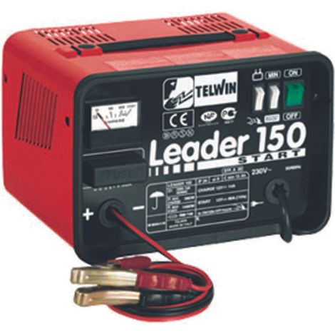 CARICABATTERIE CON AVVIATORE LEADER 150 START 20/140A 12V TELWIN