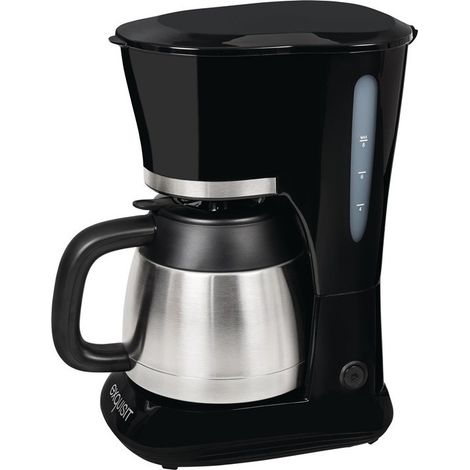 Macchina caffè KA 6501 nero 800 W caraffa termica nera, decoro VA 1l 4-8 tazze