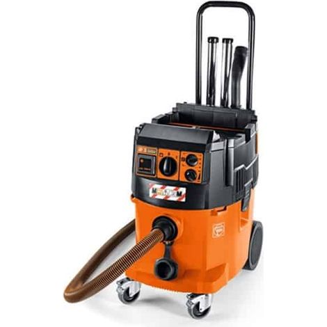 Fein – Aspirateur professionnel Dustex 35 MX 1.380 W – Dépression 254 hPa – Volume 35 l – Câble 7,5 m – 92031060000