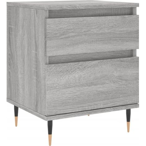 Maison Exclusive - Nachttisch Grau Sonoma 40x35x50 cm Holzwerksto