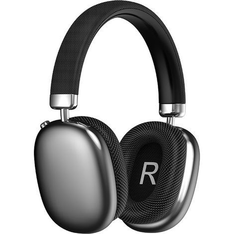 P959 Kabellose Bluetooth-Kopfhörer, über 8 Stunden Akkulaufzeit, Over-Ear-Kopfhörer, FM-Radio, USB-C-Ladeanschluss, Schwarz (1/5)