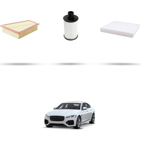 Kit tagliando 3 filtri compatibile con Jaguar XF (x260) 3.0 250kw dal 2015 (1/5)