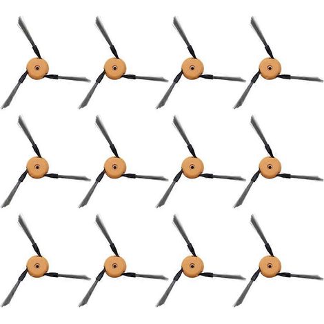 Brosse latérale de rechange pour aspirateur robot Dreame S60 / S60 Pro / X60 Pro - Accessoires - Brosse de bord lavable - 12 pièces (1/5)