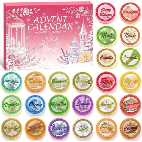 Bombes de douche Calendrier de l'Avent 2026, cadeaux de Noël pour femme (1/5)