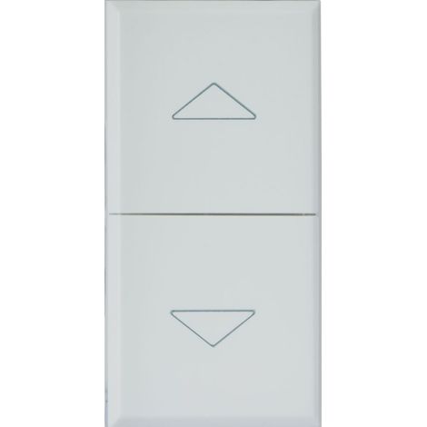 Due mezzi tasti con frecce per commutatore IoT S44 Ave Whitek 446TGC-W