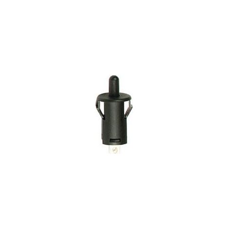 Bouton-poussoir on-(off) noir 2a - 250v
