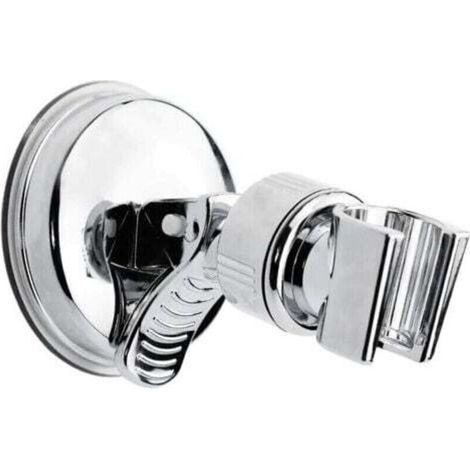 Support de Douche à Rotation 360 °, Ventouse Support de Douche Reglable Sans Percer pour Accessoire Fixation Pommeau Douche Salle de Bains (1/4)