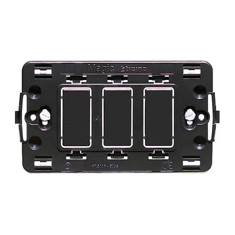 Supporto 3 posti per scatola da incasso serie 503E BTI503R robusto