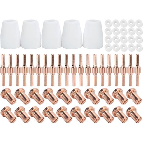 65 consumibles PT31 para corte por plasma, compatibles con accesorios para máquinas de corte por plasma CUT40.