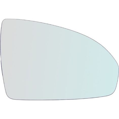 Vetro specchio nudo adesivo lato dx-passeggero per smart fortwo ii (451) 2007 (1/5)