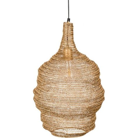 Suspension, Lampe de plafond Lena Boite a design Laiton en Metal, BOITE A DESIGN