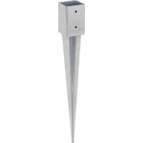 PIASTRA 797 SUPPORTO PILASTRO ZINC FUOCO 91X91X750MM