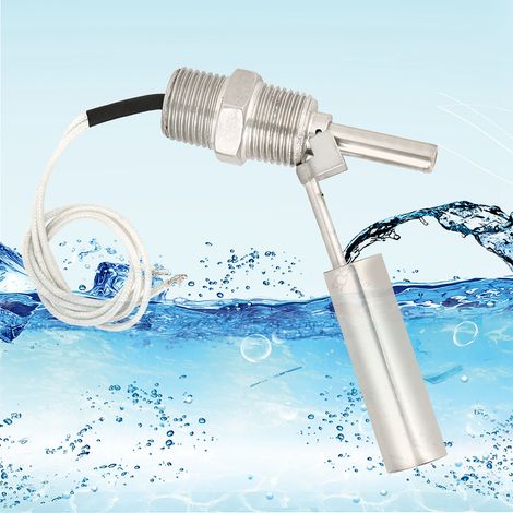 Capteur de Niveau d'Eau Flottant à Montage Latéral, Interrupteur à Flotteur en Acier Inoxydable 304, Filetage Mâle 1/2 NPT, DC 0-110V (1/5)