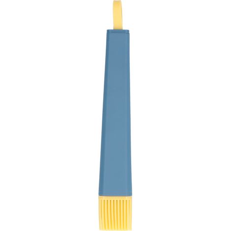 Pinceau à badigeonner en silicone, résistant à la chaleur, qualité alimentaire, pour cuisson, pâtisserie, barbecue, bleu marine.