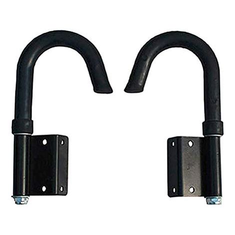 [NEVER USED] Telescopic ladder hook stabilizers, spacer/roof hook kit/handle stabilizer and surface protector for extension ladders