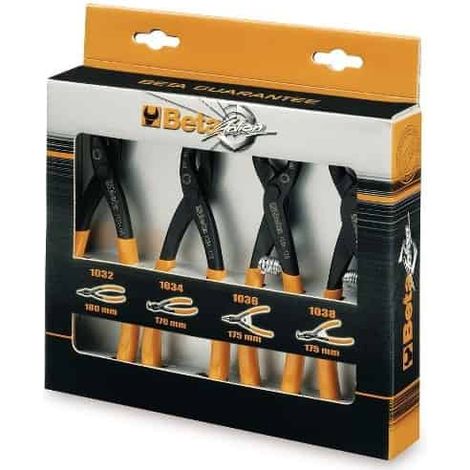 BETA Lot de 4 pinces pour circlips - 1031/S4 - 010310000 (1/3)