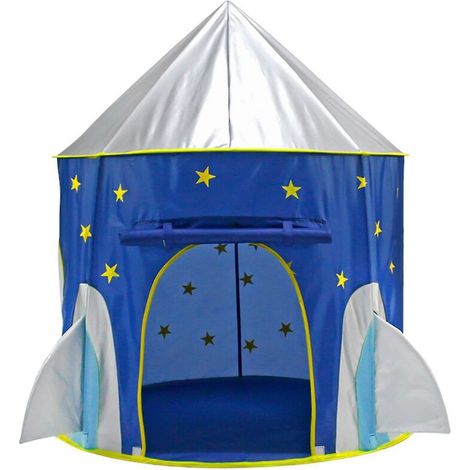 CREA Rocket Ship Play Tent Space Ship Playhouse Portable Folding