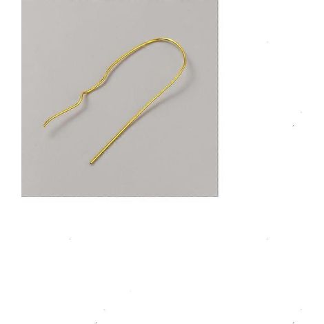Fil de laiton rond plaqué or 18 carats véritable, calibre 18 (1 mm), rouleau de 10 m (32,81 pieds)