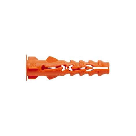 Caja de 100 tapones NYL con collarín SPIT - Ø 6 mm - L.30 mm - 057070