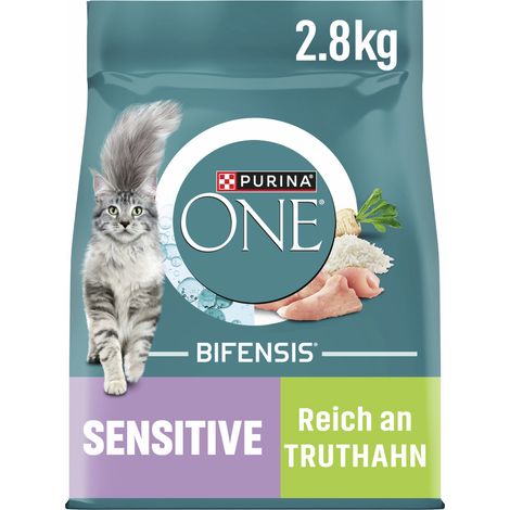 Purina One Katzenfutter Sensitive reich an Truthahn 2,8 kg