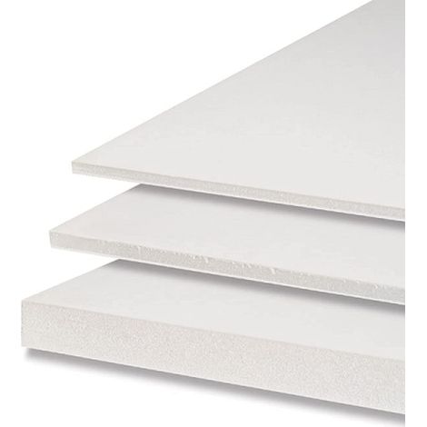 20 x 1000x500x50mm White Foam Sheets EPS Polystyrene