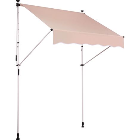Toldo ajustable Westerly 350x120 cm Beige