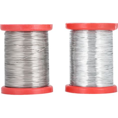 Fil en acier inoxydable pour cadres de ruche, outil de cadre de ruche, équipement d'apiculture, accessoires de jardinage, 2 pièces (1/5)