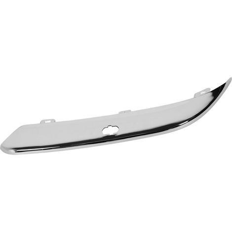 Moulure de pare-chocs avant avec trou pour lave-phares, finition électroplaquée, pour BMW 300 (2005-2010), côté droit, références 4806124AA et CH1059126 (1/5)