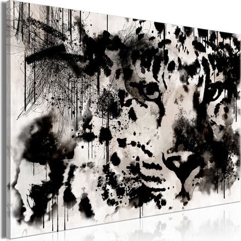 Tableau Cat's Look Wide - 120 x 80 cm (1/4)