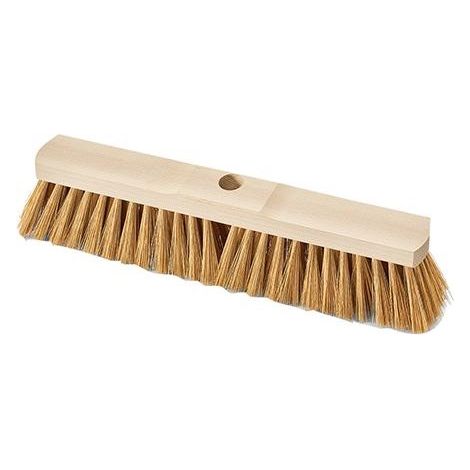Escoba industrial de coco, cerdas de coco natural, 50 cm