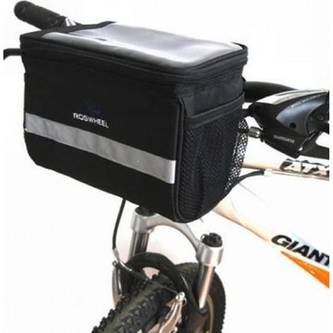 Sacoche De Guidon - Polyester Imperméable - Pour Vélo Et VTT - 20,6 x 13 x 16 cm - 1 Pièce (1/3)
