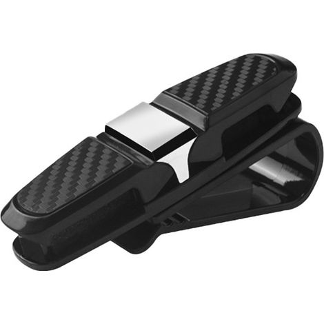 Ansteckbare Auto-Sonnenbrillen (2 Paar) – Schwarz