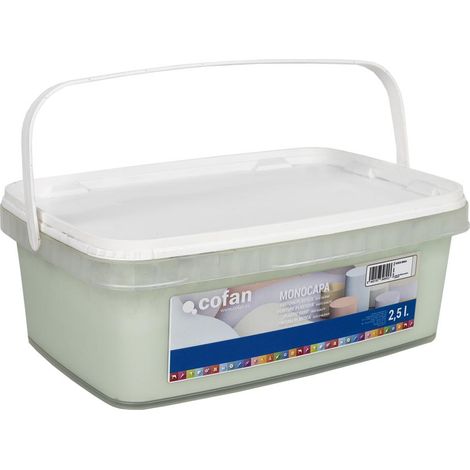 Pintura Plástica Monocapa Verde Brisa 2,5 L (1/4)