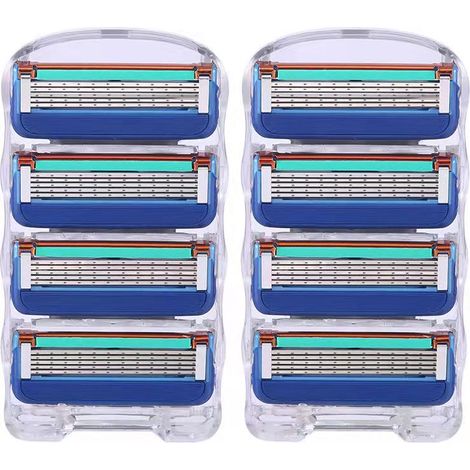 rasoir electriques hommes-Lames de rasoir de rechange universelles - Pour tous types de barbe, conception durable et rasage doux (16 lames) (1/3)