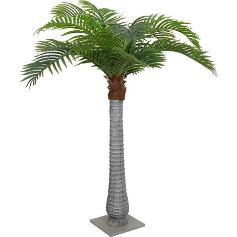 Palmera artificial con 15 hojas verde 200 cm
