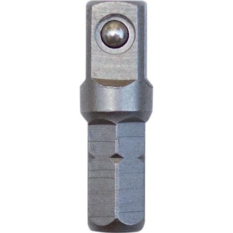 Adaptador para destornillador 1/4" para 1/4" - 25mm FORTIS