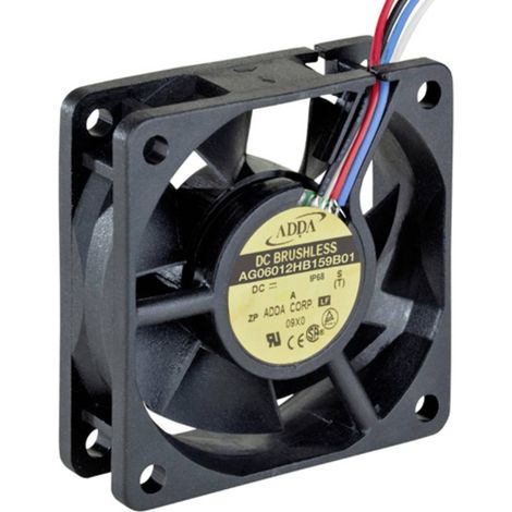 ADDA AG06012HB159B01 Ventola assiale 12 V/DC 30.9 m³/h (L x L x A) 60 x 60 x 15 mm