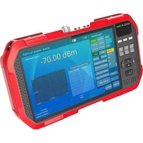 Testeur de vidéosurveillance prenant en charge la caméra IP Testeur Combiné HD DT-A86 7 Pouces H.265, Caméra IP 4K, Testeur 8MP TVI CVI 5MP AHD CVBS CCTV, Moniteur Multimètre (1/5)