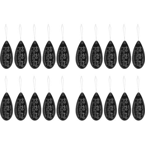 20 Pièces Passe-fil Aiguille DIY Plastique Robuste Portable Noir Outil de Couture pour la Maison (1/5)