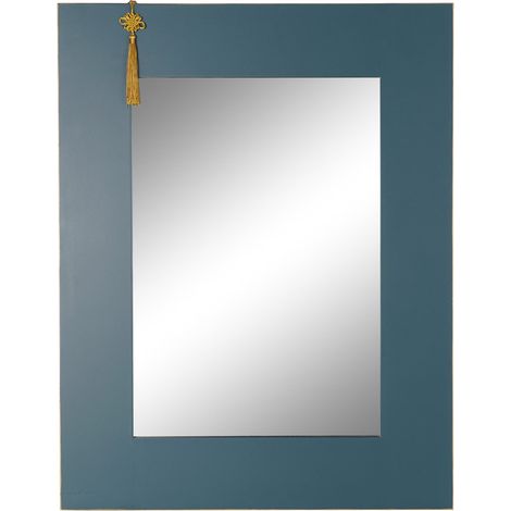 Mirror MDF FIR 70x2.5x90 Oriental Blau MDF Firmaterial Multicolor -Farbfamilienspiegel Details (1/3)