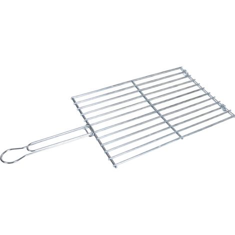 Parrilla para barbacoa, metal resistente a altas temperaturas, mango extensible, multicolor, 63302 cm (1/2)