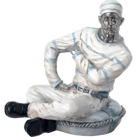 Signes Grimalt Figure de figure marine  Blanco Marinero Sea Sailor 21x17x21cm 24268 (1/4)