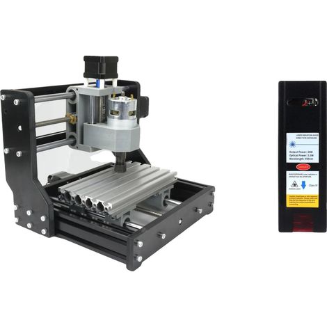 Máquina de grabado láser, control GRBL, diseño compacto, láser ADD de 20 W. (1/2)