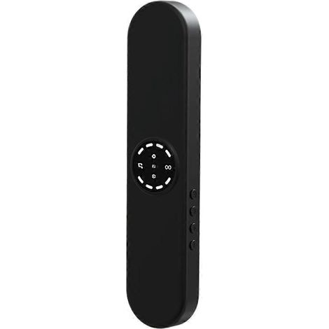 Enceinte Bluetooth de poche sous l'oreiller, boîtier de son à conduction osseuse, barre de son stéréo sans fil rechargeable avec bruit blanc, noire (1/5)