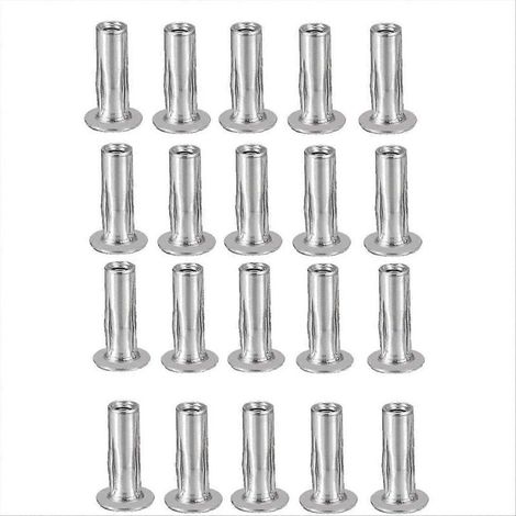 Écrous rivetés M5 à prise multiple, 20 pièces inserts filetés pour usage industriel (1/5)