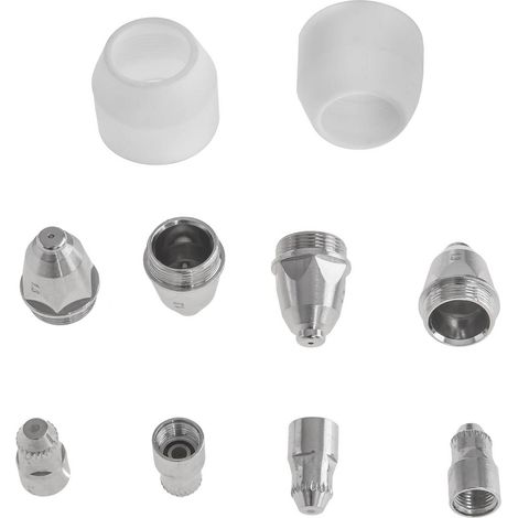 Repuestos para S-plasma 85-125CNC / H, juego de 10 piezas.